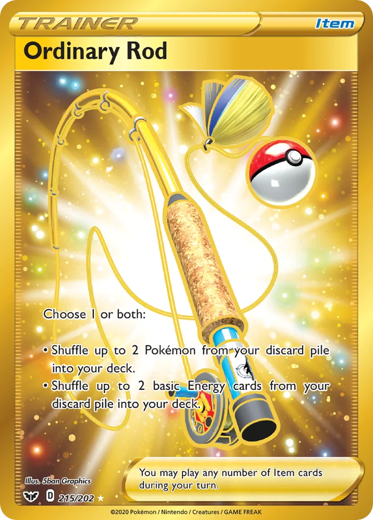 Ordinary Rod Pokemon card