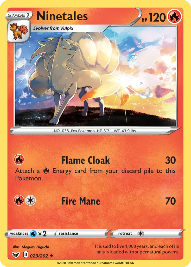 Ninetales Pokemon card