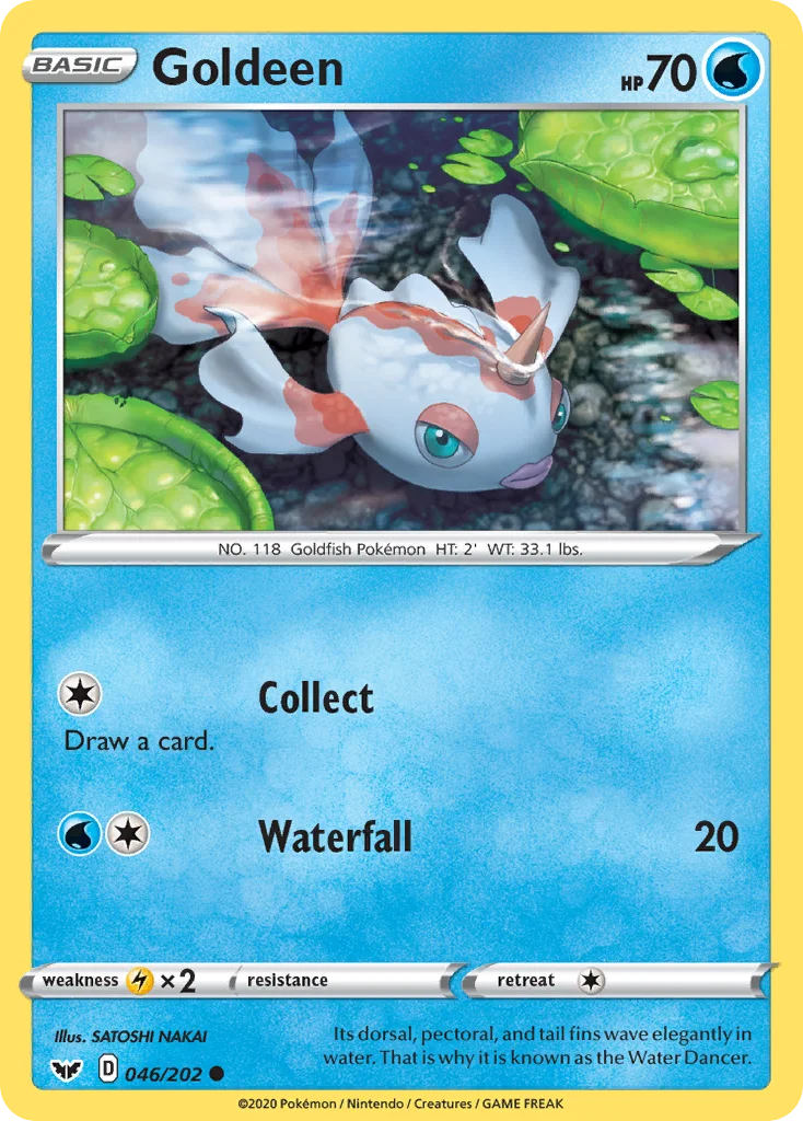 Goldeen Pokemon card