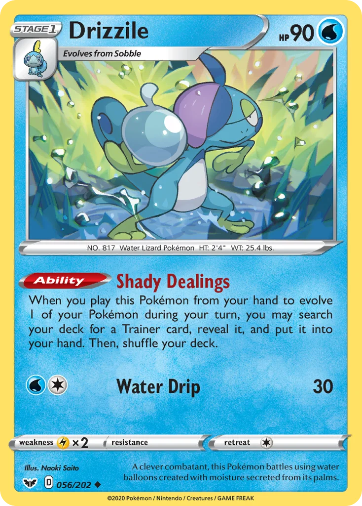 Drizzile Pokemon card