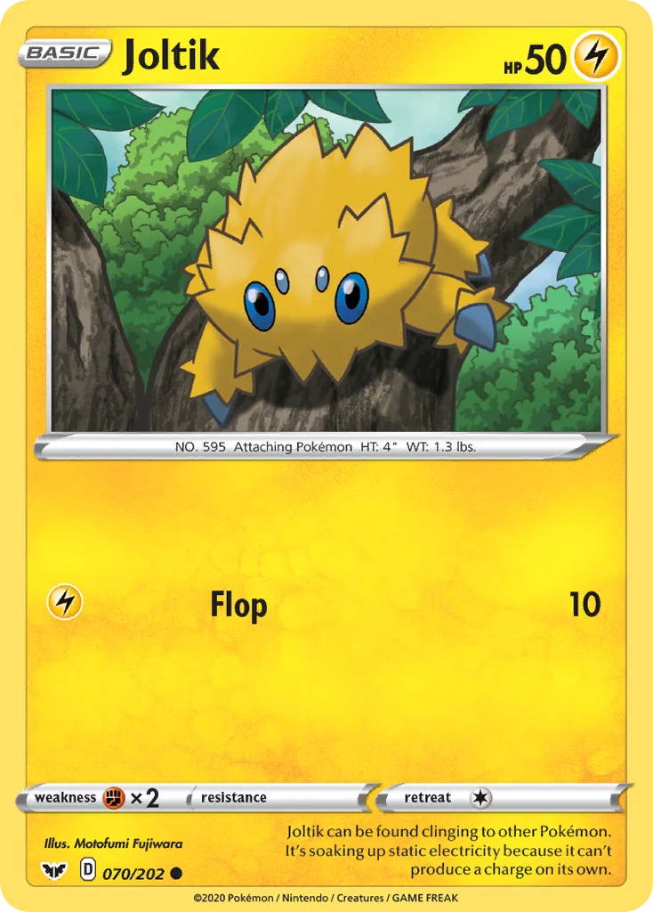 Joltik Pokemon card