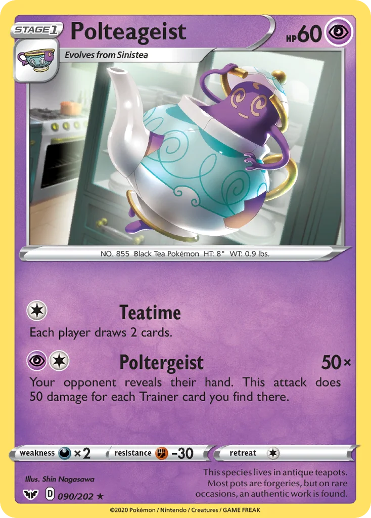 Polteageist Pokemon card