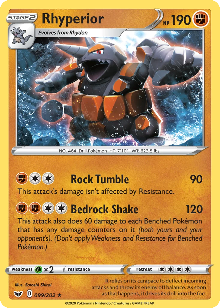 Rhyperior Pokemon card