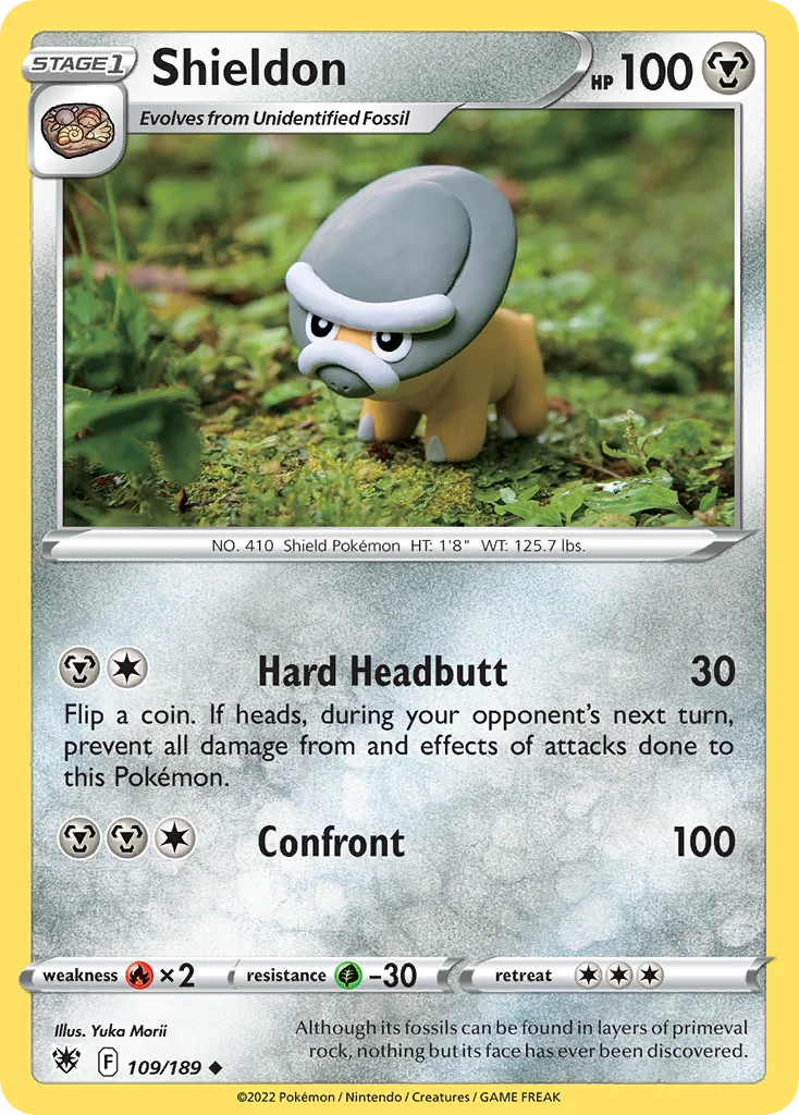Shieldon Pokemon card