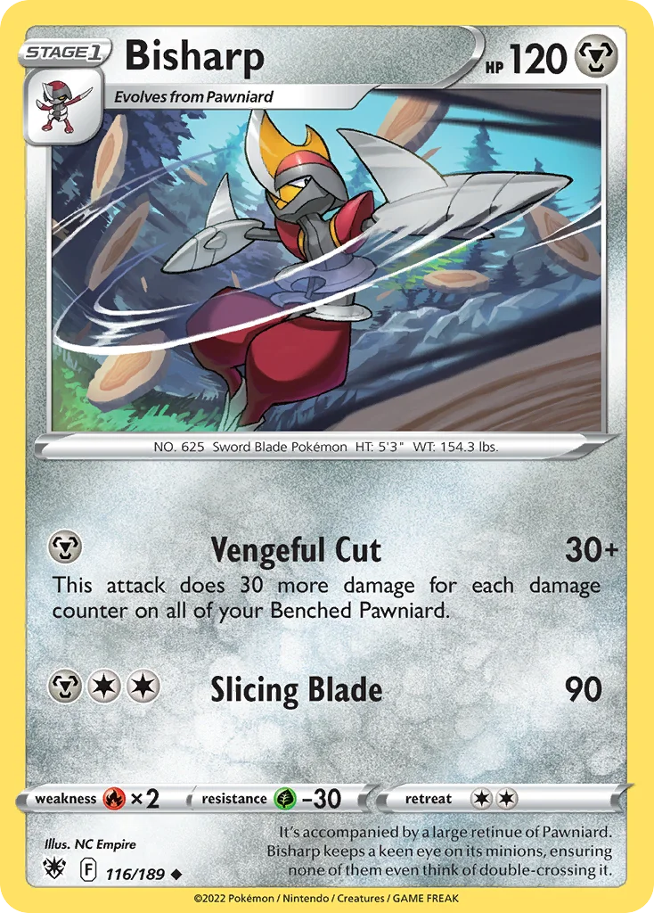 Bisharp Pokemon card