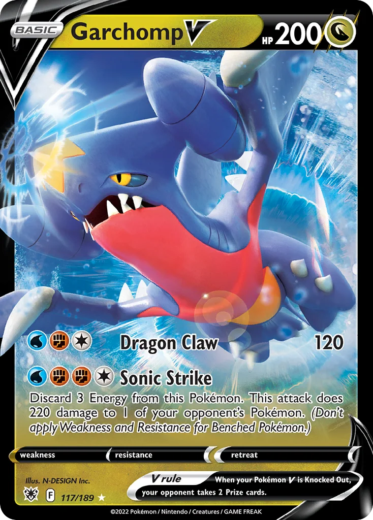 Garchomp V Pokemon card