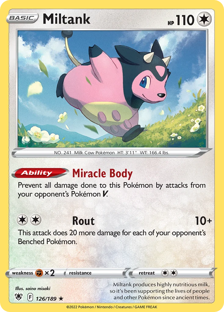 Miltank Pokemon card