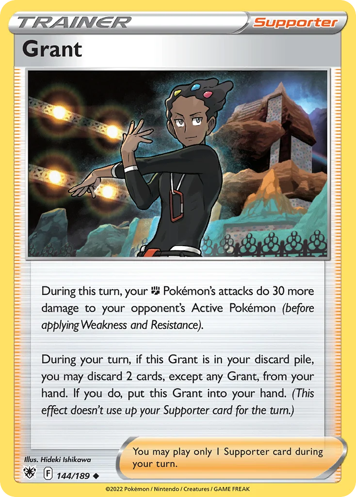Grant Pokemon card