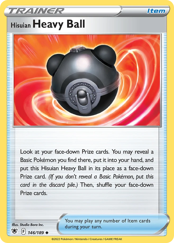 Hisuian Heavy Ball Pokemon card