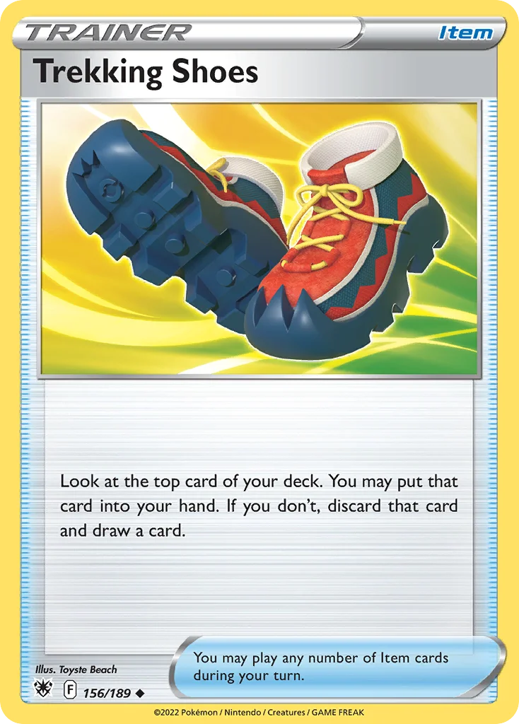 Trekking Shoes Pokemon card