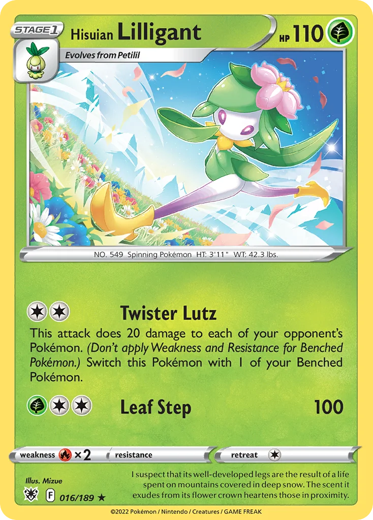 Hisuian Lilligant Pokemon card