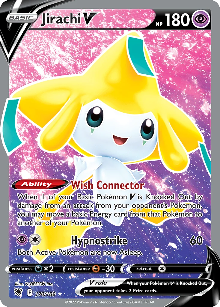 Jirachi V Pokemon card
