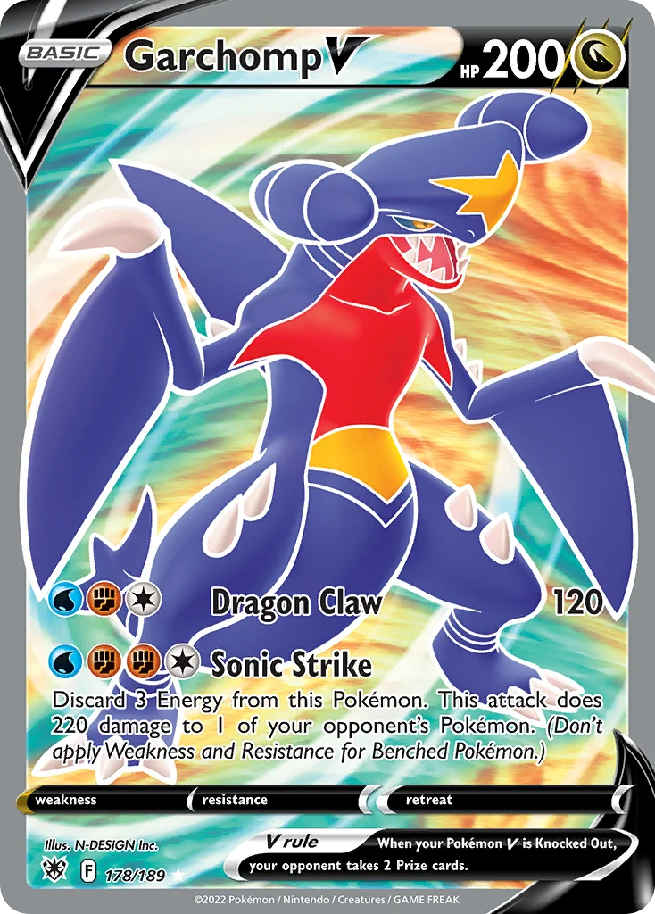 Garchomp V Pokemon card