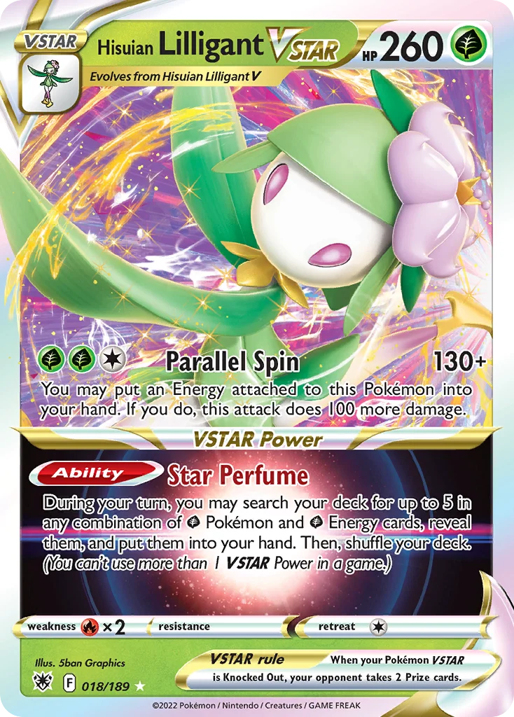Hisuian Lilligant VSTAR Pokemon card