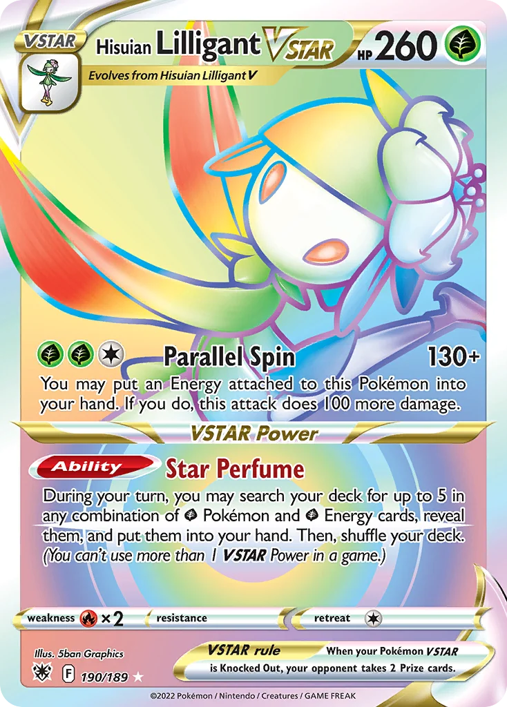 Hisuian Lilligant VSTAR Pokemon card