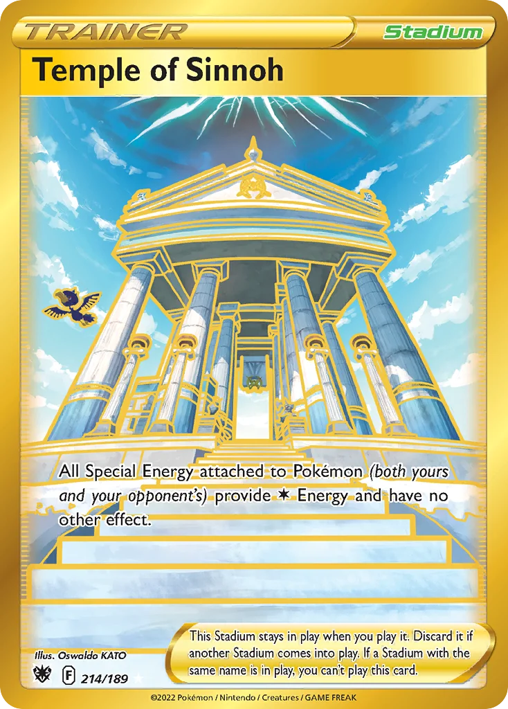 Temple of Sinnoh Pokemon card