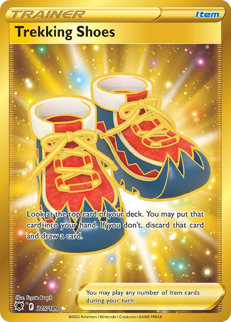 Trekking Shoes Pokemon card