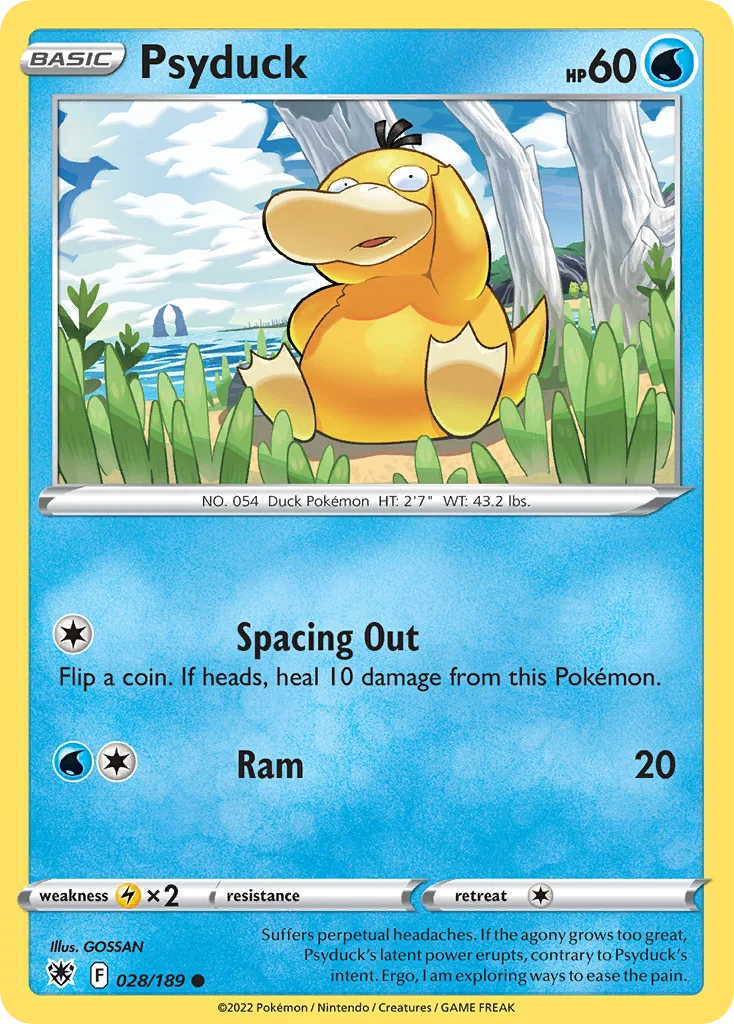 Psyduck Pokemon card