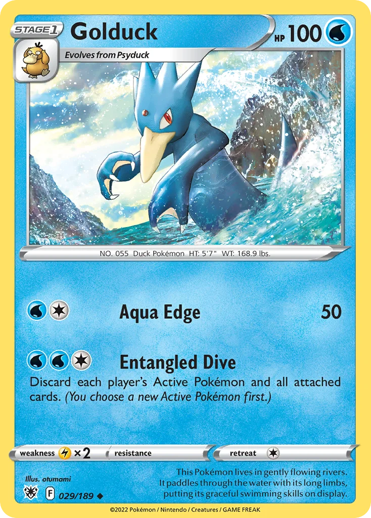 Golduck Pokemon card