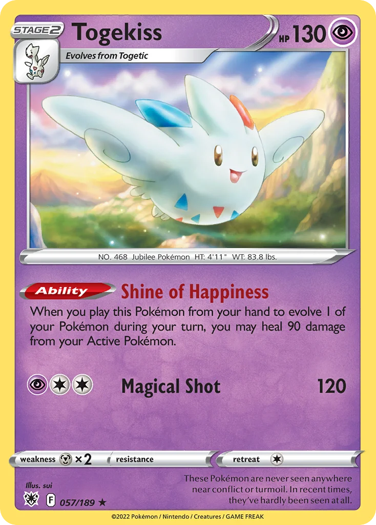 Togekiss Pokemon card