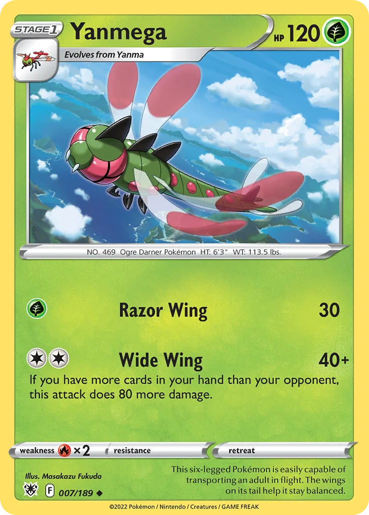 Yanmega Pokemon card