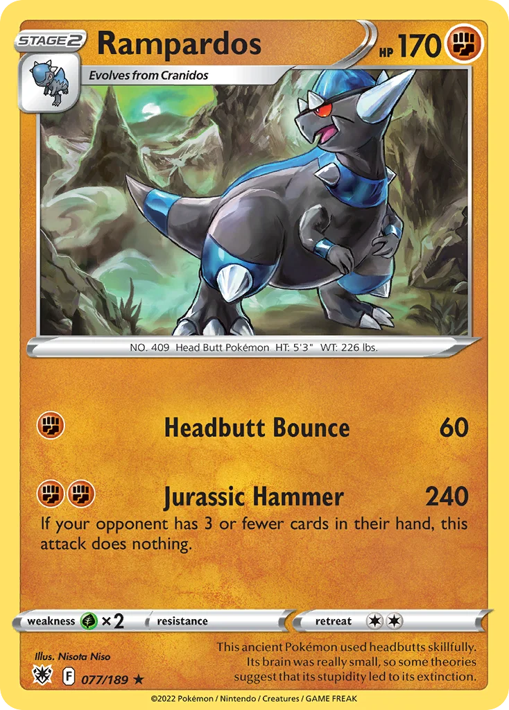 Rampardos Pokemon card