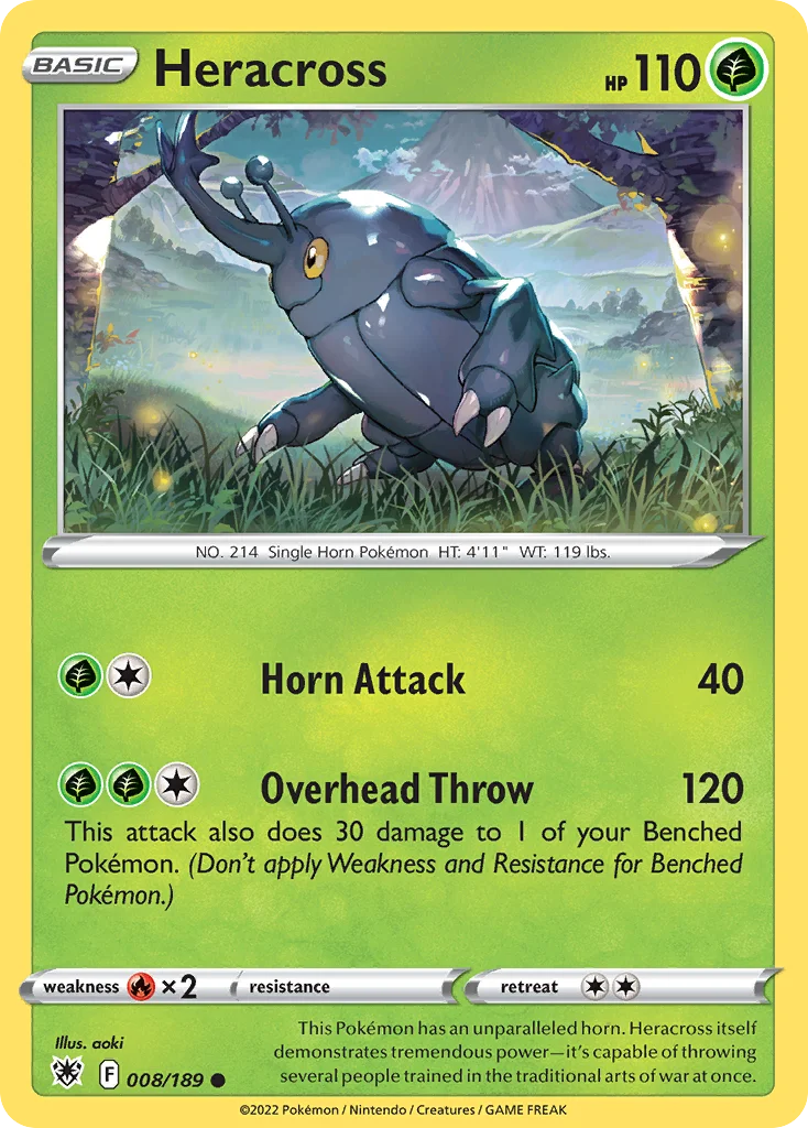 Heracross Pokemon card