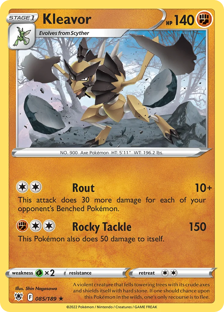 Kleavor Pokemon card