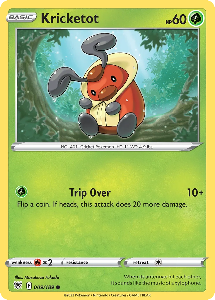 Kricketot Pokemon card