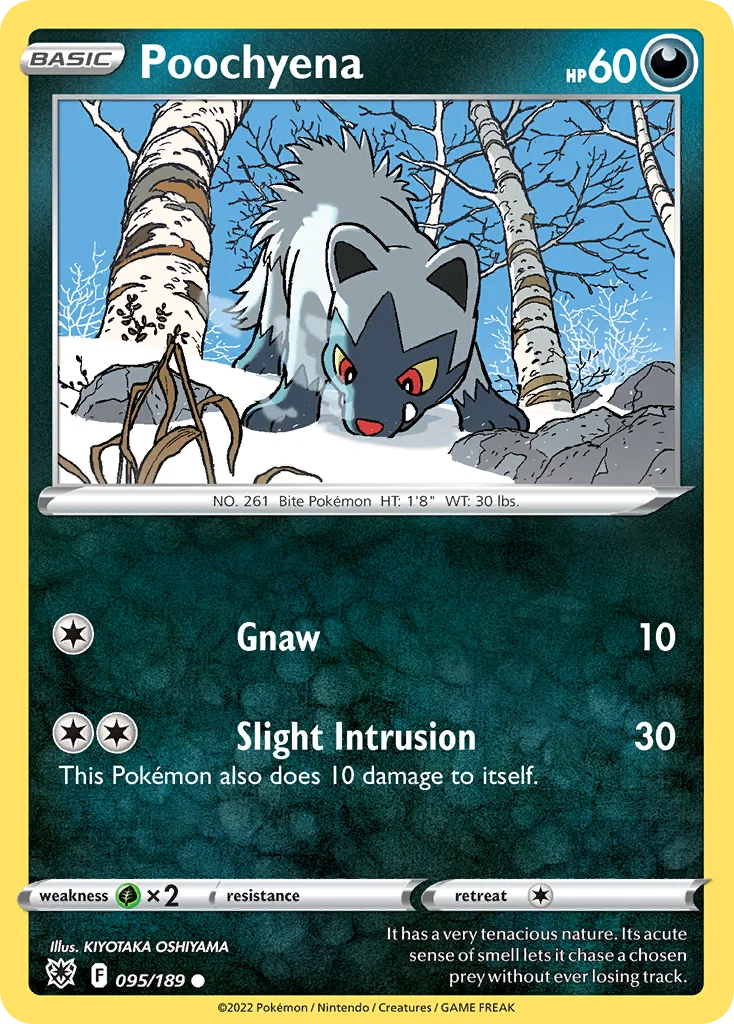 Poochyena Pokemon card
