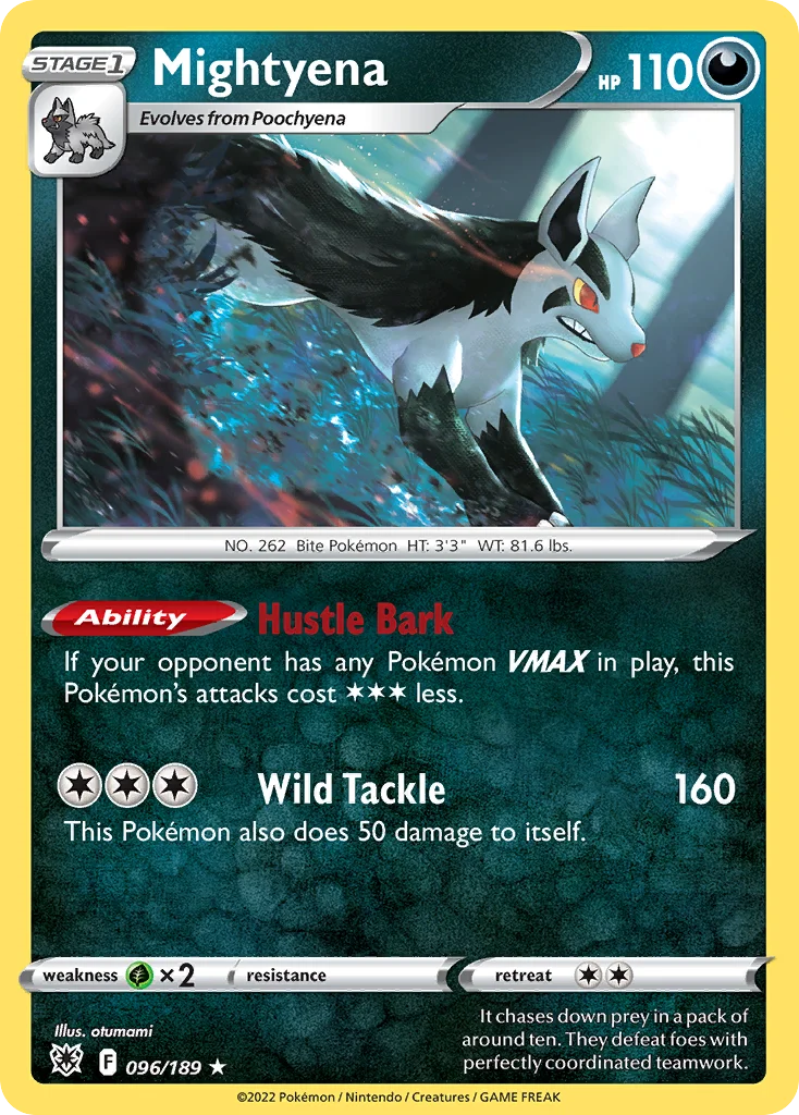 Mightyena Pokemon card