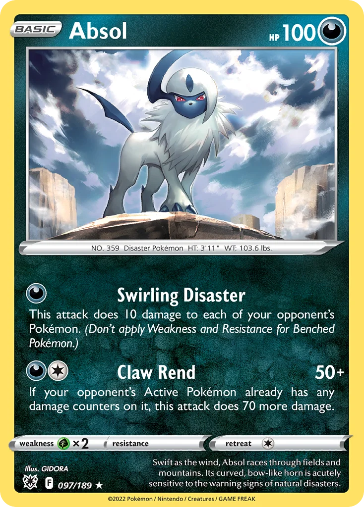 Absol Pokemon card