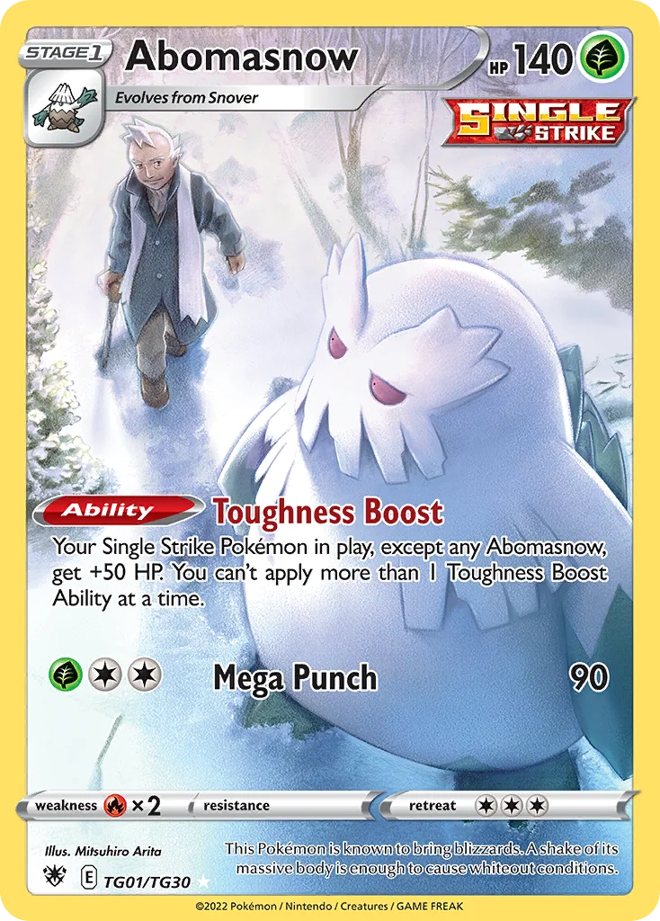 Abomasnow Pokemon card