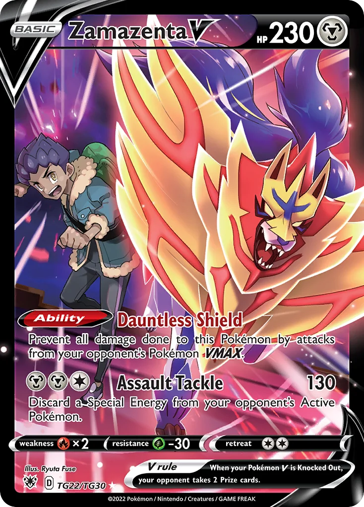 Zamazenta V Pokemon card