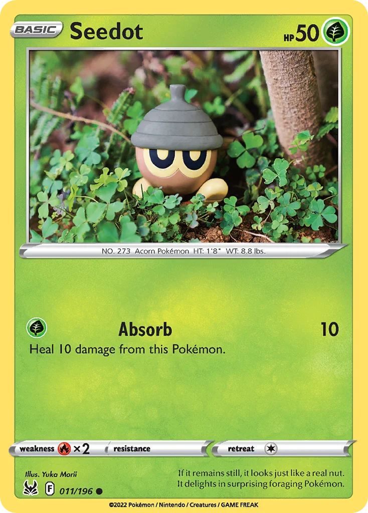 Seedot Pokemon card