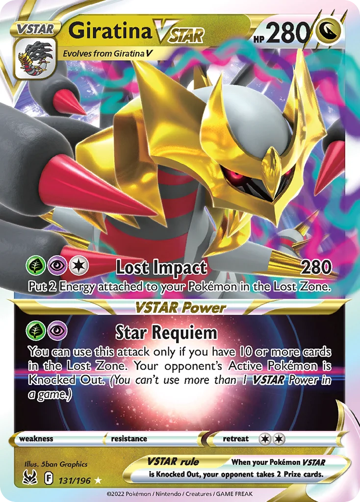 Giratina VSTAR Pokemon card