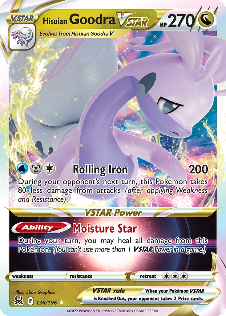 Hisuian Goodra VSTAR Pokemon card