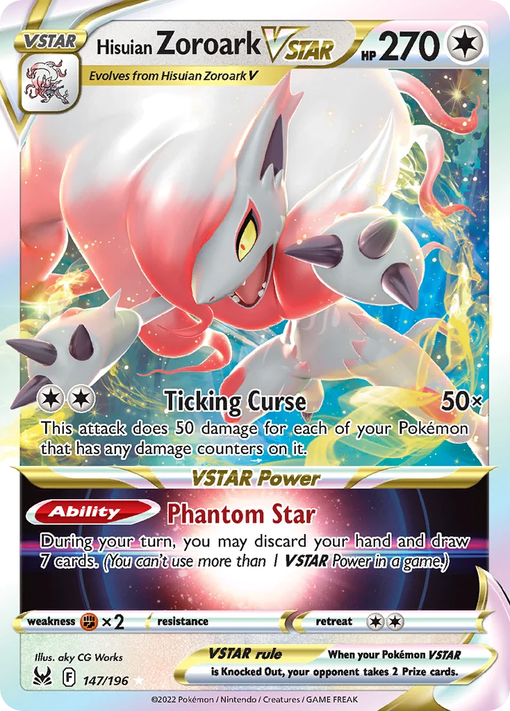 Hisuian Zoroark VSTAR Pokemon card