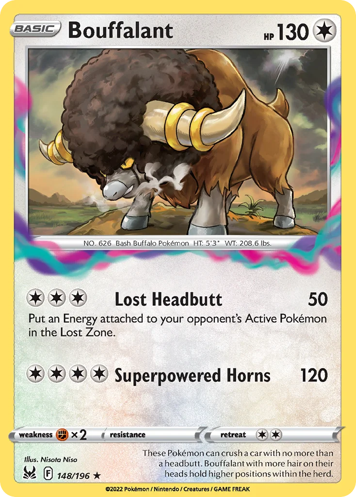 Bouffalant Pokemon card