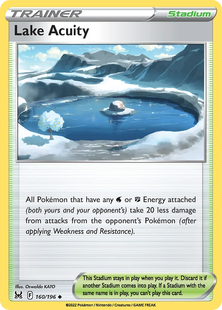 Lake Acuity Pokemon card
