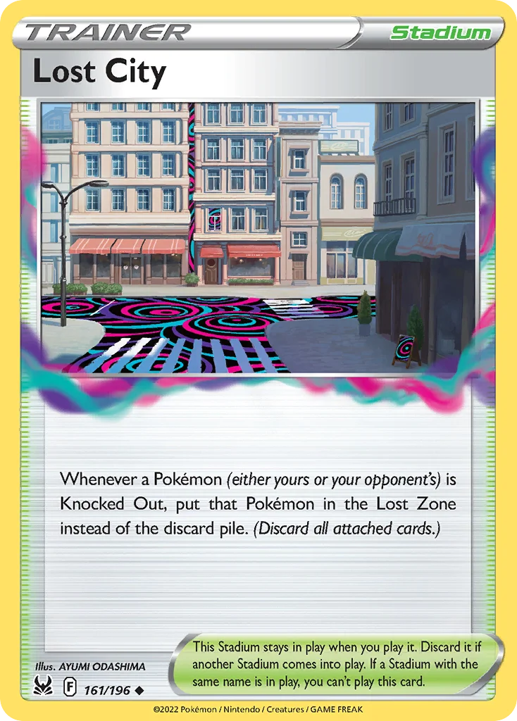 Lost City Pokemon card