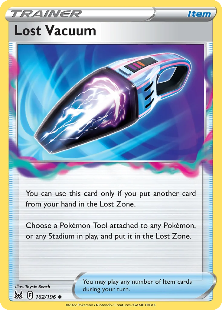Lost Vacuum Pokemon card