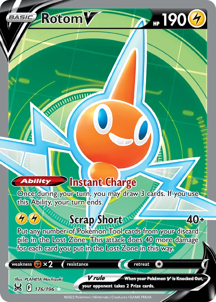 Rotom V Pokemon card