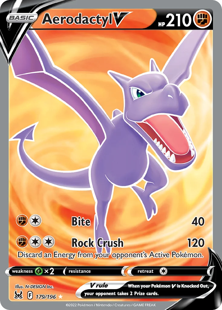 Aerodactyl V Pokemon card