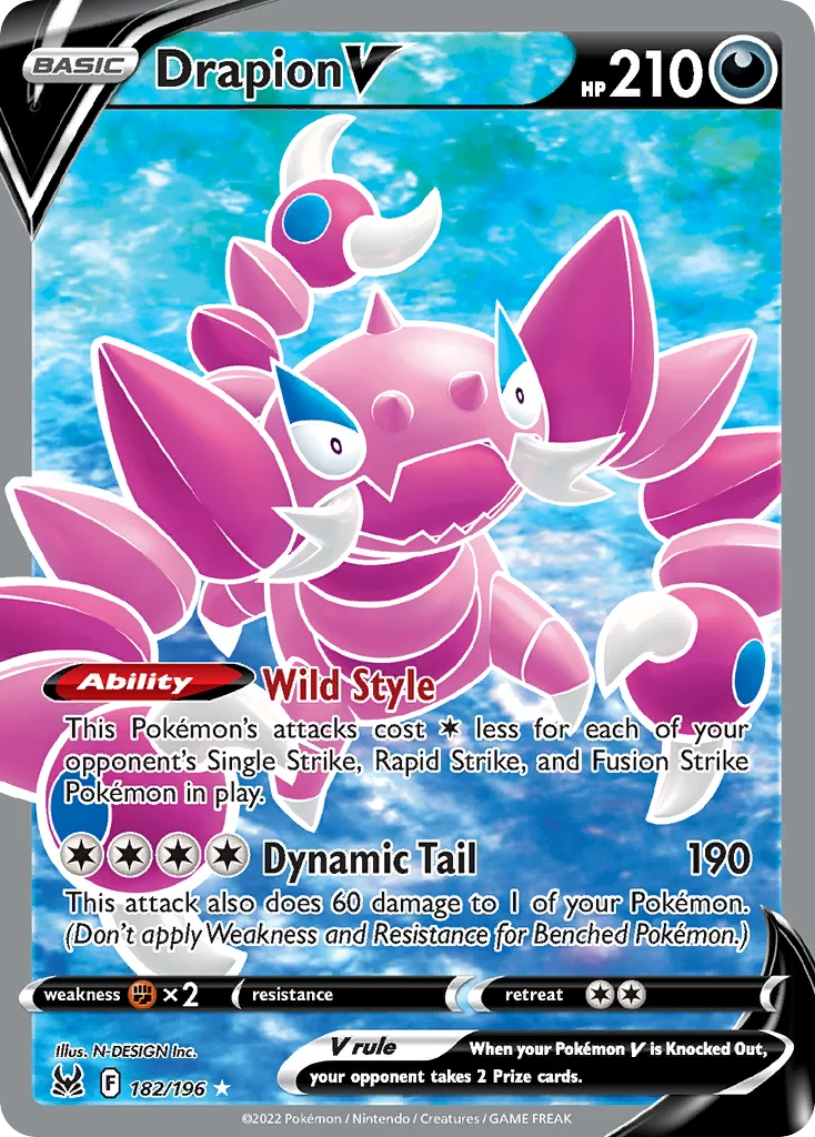 Drapion V Pokemon card