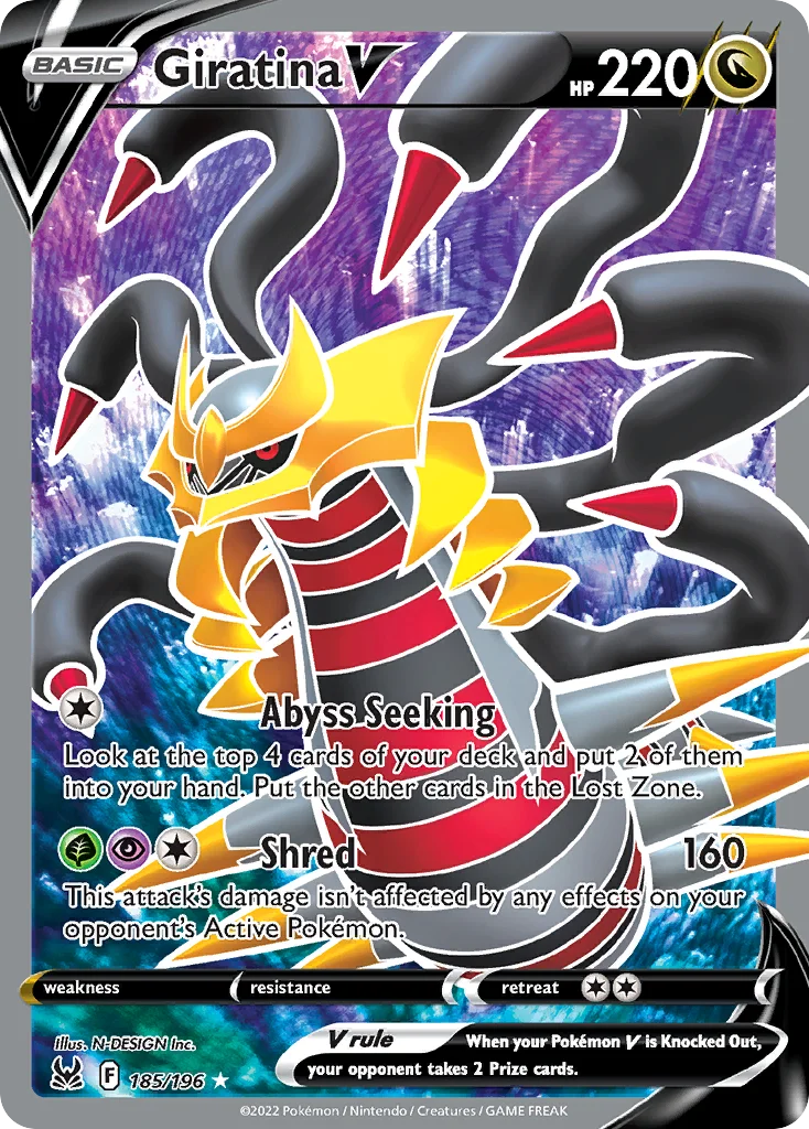 Giratina V Pokemon card