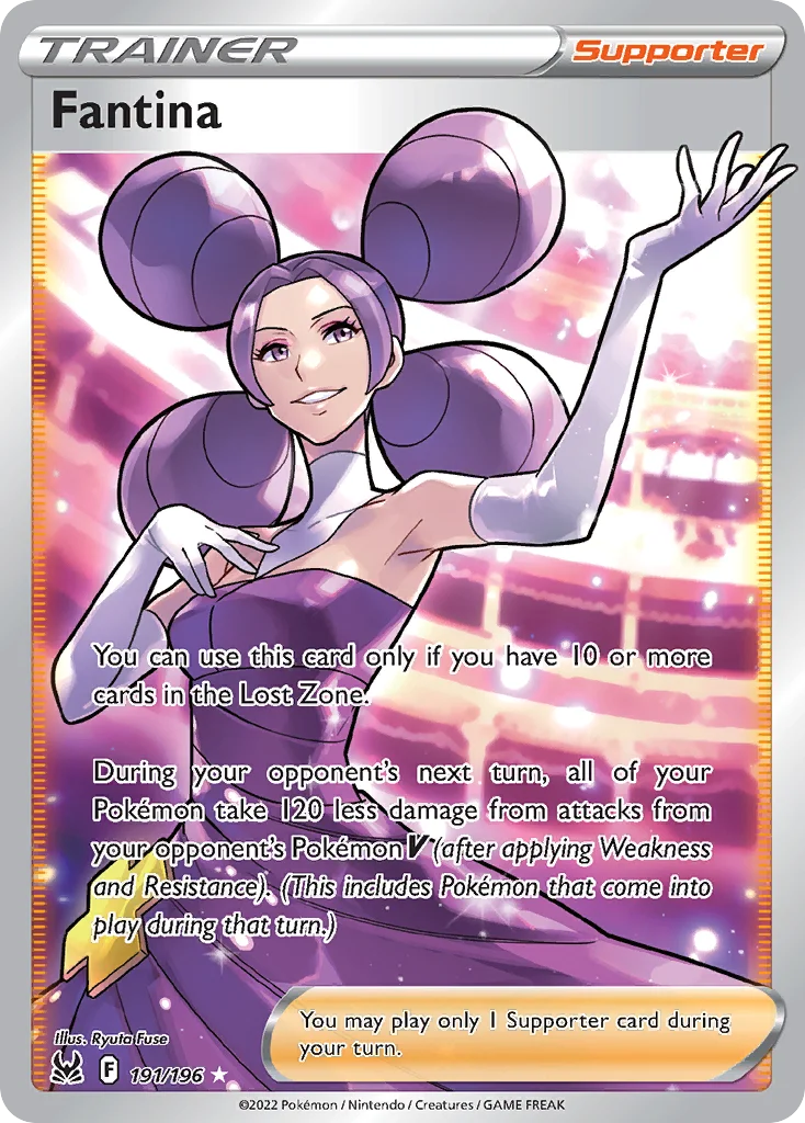 Fantina Pokemon card