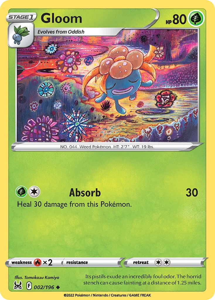 Gloom Pokemon card