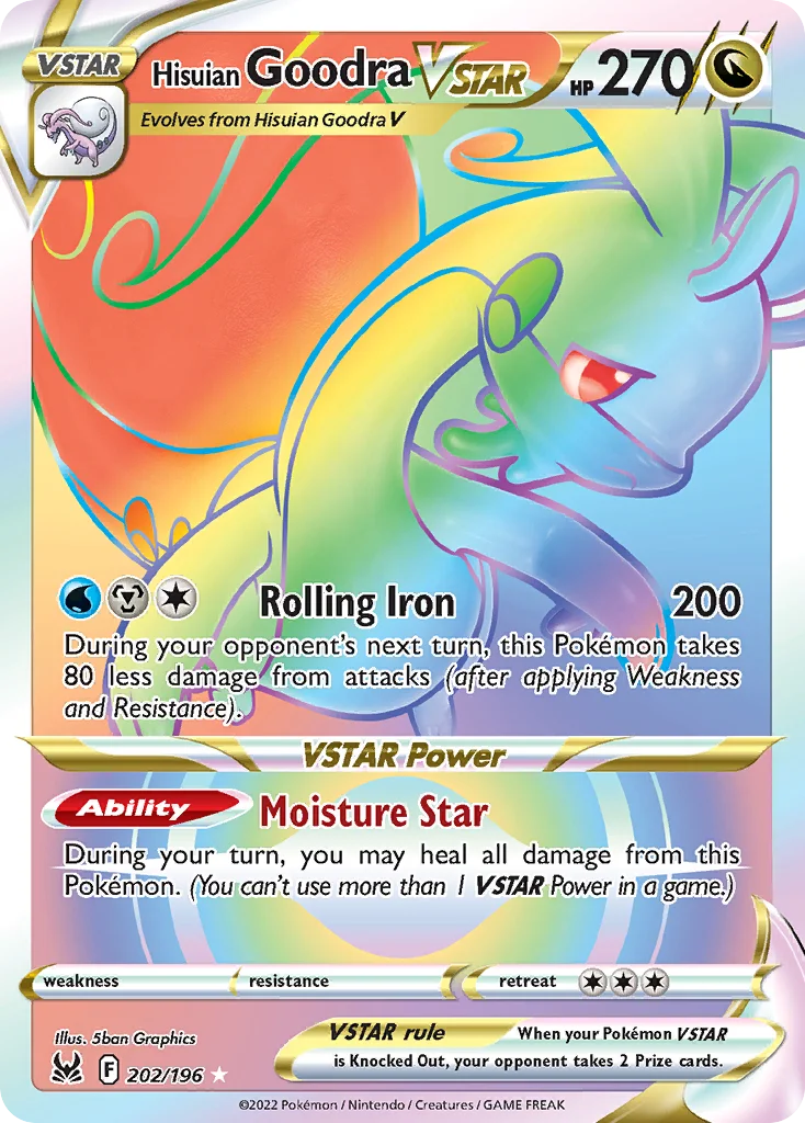 Hisuian Goodra VSTAR Pokemon card