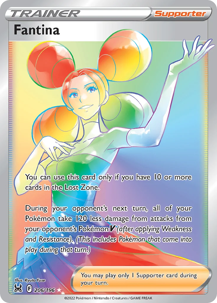 Fantina Pokemon card